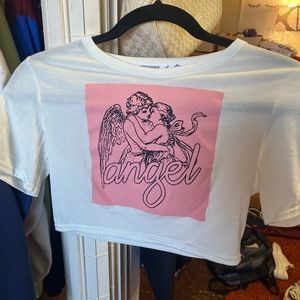 Missguided “angel” crop top